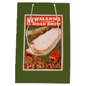 Newmannの有名な魔法の道のテントショーポスター ミディアムペーパーバッグ (裏面)