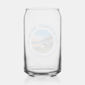 Newportビーチ(C) ガラス缶 (裏面)