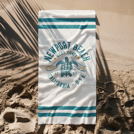 Newport Beach California West Coast ビーチタオル