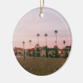 Newport Beach Pastel Sunset セラミックオーナメント (左)