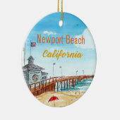 Newport Beach Pier Ornament セラミックオーナメント (右)