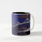 Newport Bridge Full Moon Two-Tone Coffee Mug ツートーンマグカップ (正面右)