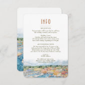 Newport Harbor INFO詳細 招待状 (正面/裏面)