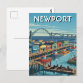 Newport Oregon Coast ポストカード (正面/裏面)