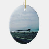 Newport Pier、Newportビーチ、カリフォルニア セラミックオーナメント (右)