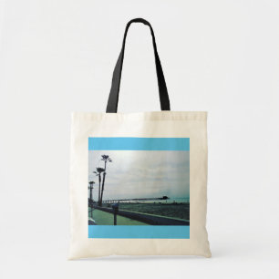 Newport Pier、Newportビーチ、カリフォルニア トートバッグ