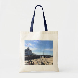 Newport Pier、Newportビーチ、カリフォルニア トートバッグ