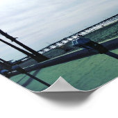 Newport Pier、Newportビーチ、カリフォルニア ポスター (角)