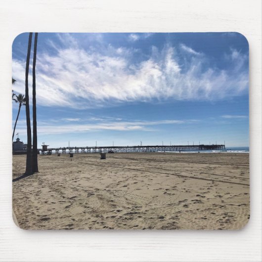 Newport Pier、Newportビーチ、カリフォルニア マウスパッド (正面)