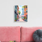 Newport Rhode Island Painting キャンバスプリント (インサイチュ (リビング))