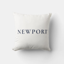 Newport Rhode Island Preppy Coastal  クッション