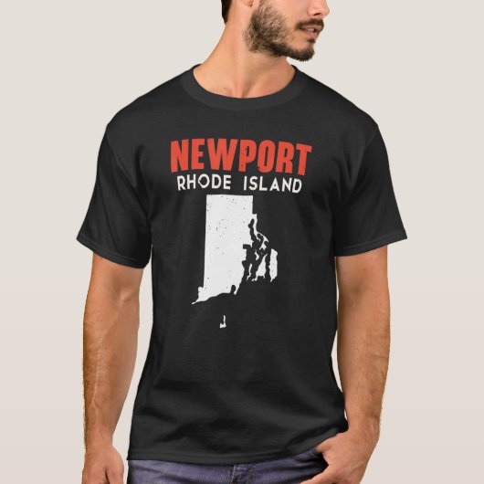 Newport Rhode Island USA State America Travel Tシャツ (正面)