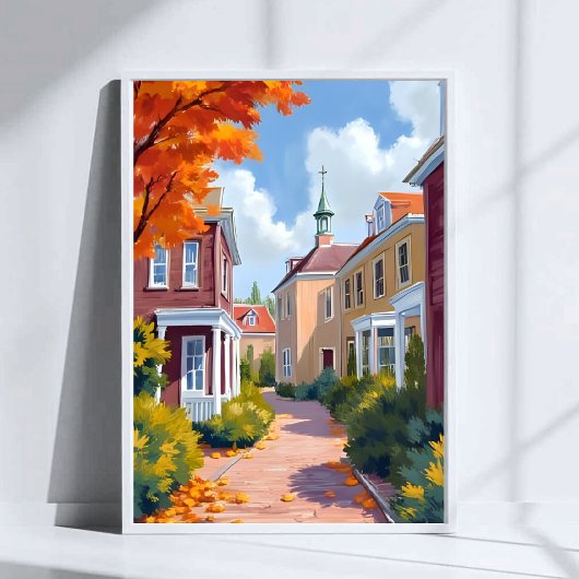 Newport Rhode Island Watercolor ポスター