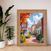 Newport Rhode Island Watercolor ポスター