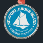Newport RI (sloop) メタルオーナメント<br><div class="desc">ロードアイランド、ニューポート。</div>