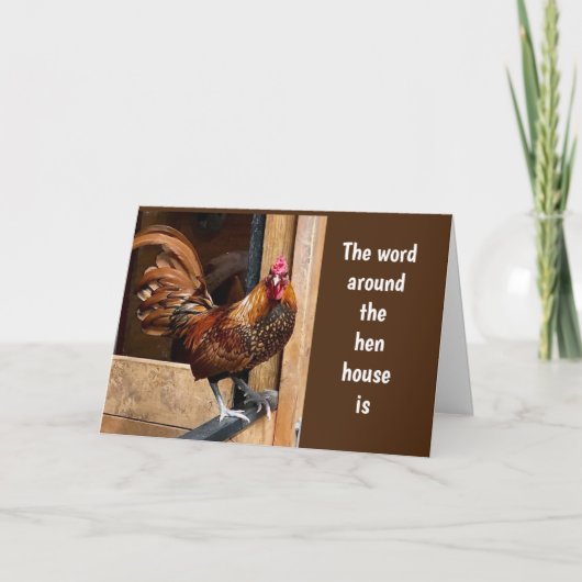 NEWS のまわりに HEN HOUSE IS "HAPPY 40th" カード (正面)