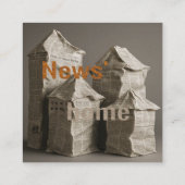 news' home スクエア名刺 (裏面)
