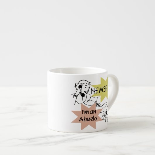 Newsflash私はAbuelaギフトだ エスプレッソカップ (正面右)