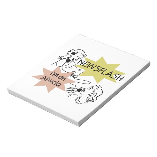 Newsflash私はAbuelaギフトだ ノートパッド (回転)