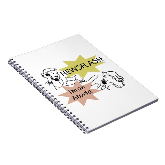 Newsflash私はAbuelaギフトだ ノートブック (右側)
