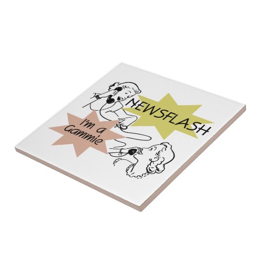 Newsflash I'm a Gammie Gift タイル (側面)