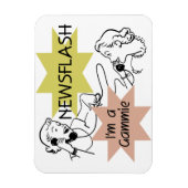 Newsflash I'm a Gammie Gift マグネット (縦)