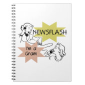 Newsflash I'm a Gram Gift ノートブック (正面)