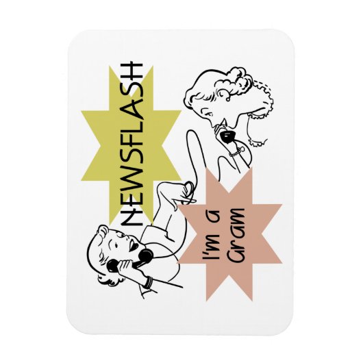 Newsflash I'm a Gram Gift マグネット (縦)