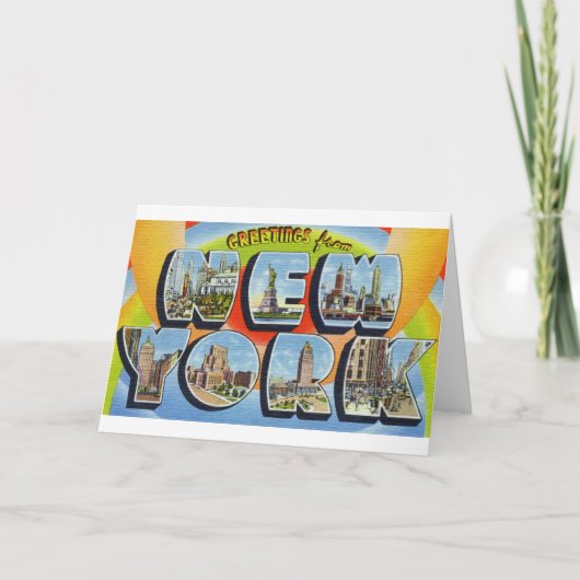 newsletsweb – ニューヨークからの挨拶。 カード (正面)