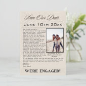 NEWSLETTER日救付結婚発表 セーブザデート (スタンド正面)