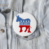 Newsomのための民主党員 缶バッジ (インサイチュ)