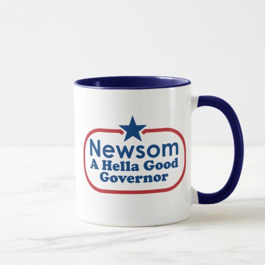 Newsomのhellaのよい知事 マグカップ (右)