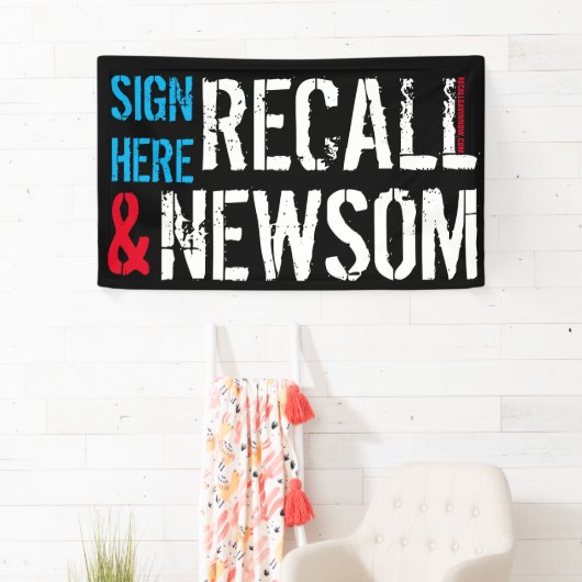 NEWSOMを今すぐ呼び出すバナー 横断幕 (インサイチュ)