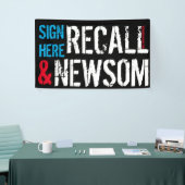 NEWSOMを今すぐ呼び出すバナー 横断幕 (トレードショー)