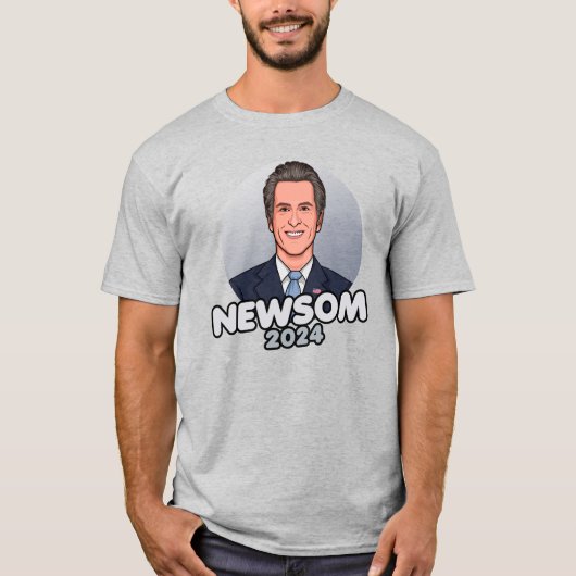 NEWSOM 2024 Tシャツ (正面)