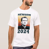 NEWSOM 2024 Tシャツ (正面)
