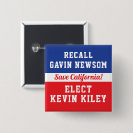 Newsom Kevin Kiley California選を思い出救す 缶バッジ