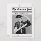 Newspaper 2026 Graduation Photos Save The Date セーブザデート (正面)