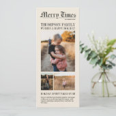 Newspaper-Inspired Holiday Photo Card シーズンカード (スタンド正面)