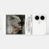 Newspaper Merry and Married Photo Case-Mate iPhoneケース (裏面 (横))