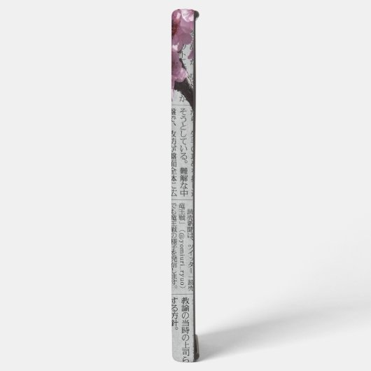 Newspaper Sakura Samsung Case Galaxyケース (左側面)