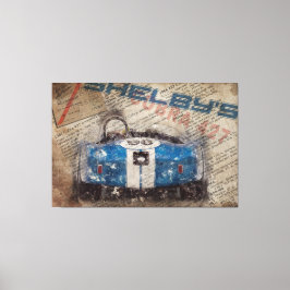 Newspaper Shelby Cobra 427 キャンバスプリント