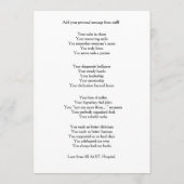 Newspaper Style Doctor Retirement Card | Custom 招待状 (裏面)