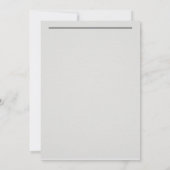 Newspaper-Style Wedding Save the Date セーブザデート (裏面)