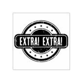 Newspaper Themed Distressed Extra! Extra! ラバースタンプ (インプリント)