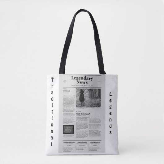 Newspaper Tote トートバッグ (正面)