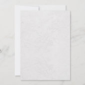 Newspaper Unique Fun Photo aesthetic Baby Shower 招待状 (裏面)