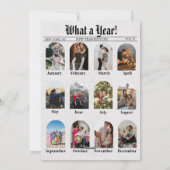 Newspaper Unique Fun What A Year New Year 2026 シーズンカード (裏面)