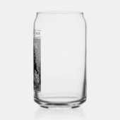 Newspaper What A Year Black White Photo Christmas ガラス缶 (右)