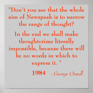 Newspeak ポスター